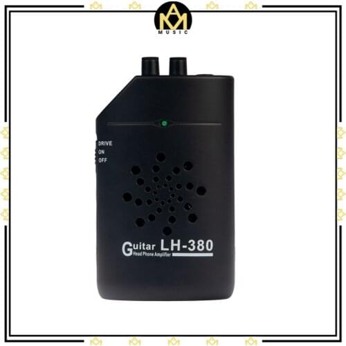 New LH-380 Mini Guitar Amplifier Black Color Guitar Head Phone Amplifier Portable Guitar Practice Guitar Parts & Accessories