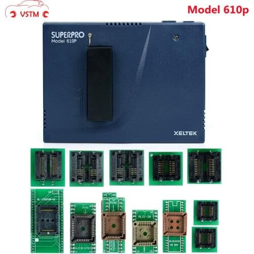 Newest Version Original Xeltek USB Superpro 610P Universal Programmer Superpro 610P with adapters With Fast Express Shipping