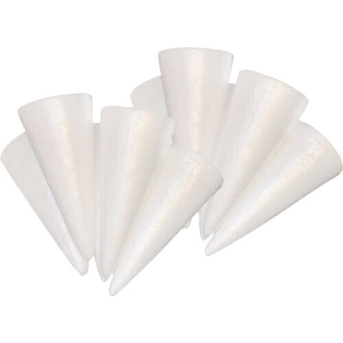 30 Lot 7/15cm Creative Cone Modelling Polystyrene Styrofoam Foam Material DIY