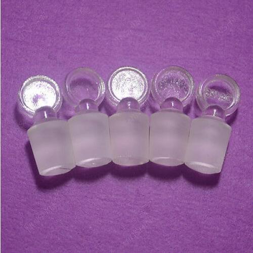 Solid Glass Stopper,Glass Plug,24/29,Top Quality,Laboratory Glassware,5PCS