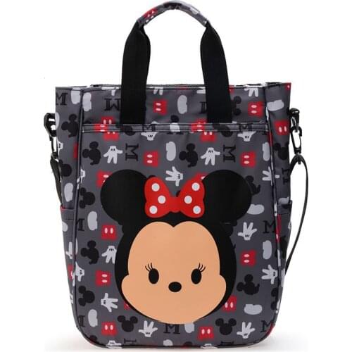 Disney Mickey mouse student hand bag messenger bag girl boy cute cartoon shoulder bag handbag large capacity satchel
