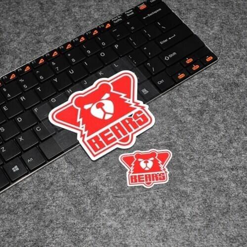 LuLuSticker #150 BEARS HAUNT ZONE Safety Reflective Warning Marks 3M Car Accessories Motorcycle Motorbike Helmet Stickers Decals