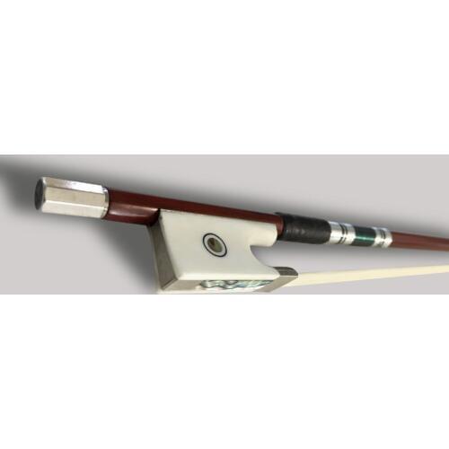 TONGLING High-End Violin Bow 3/4 4/4 Exquisite Horsehair Brazilwood Imitation Ivory Bow FiddleViolino Bow parts accessories