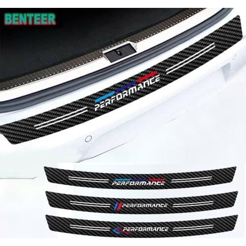 Carbon fiber M performance car bumper sticker For bmw M F10 F20 F30 1 2 3 4 5 6 7 GT series X1 X3 X4 X5 X6