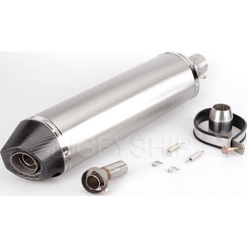 MT09 Universal Motorcycle Exhaust Pipe Muffler Scooter Pit Bike Escape Moto For ARROW For R6 CB1000R TMAX 530 WR450F R1250GS