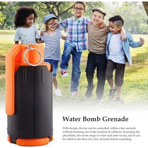 Water Bomb Grenade CS Model Toy Model Grenade Egg Can Be Filled With Water Bomb Grenade Outdoor Toy Gun