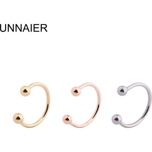 10piece simple and painless ear bone clip nose earring clip no pierced female high-end ear clip French net red 2020 new trend