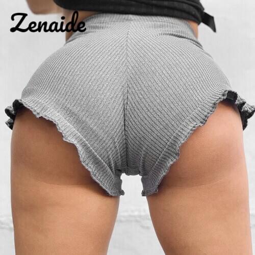 Женские шорты с высокой талией ZENAIDE China At AliExpress