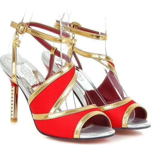 Ladies Shoes Sale Limited Plus Big Size 34-48 Shoes Women Sandals 2017 Bottom High Heels Sapato Feminino Summer Chaussure 226