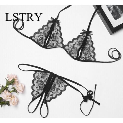 Women Lingerie Sexy Hot Erotic Underwear Transparent baby doll Exotic Apparel Babydoll Lingerie Sexy Bra + T Pants Sexy Costumes