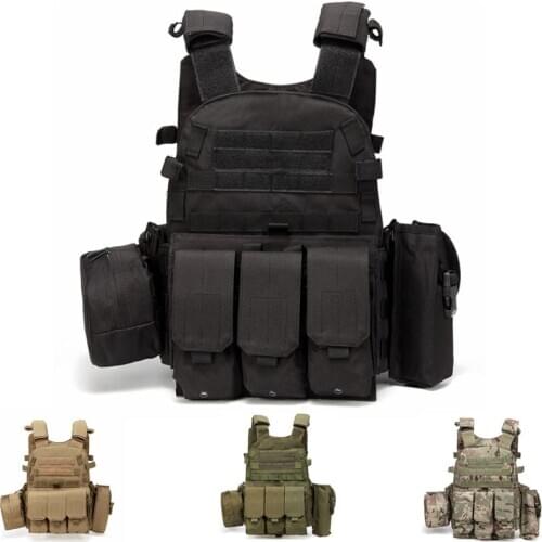 Molle Airsoft Vest Outlife USMC Airsoft Military Army Armor Tactical Vest Combat Assault Plate Carrier Swat Fishing Hunting Vest