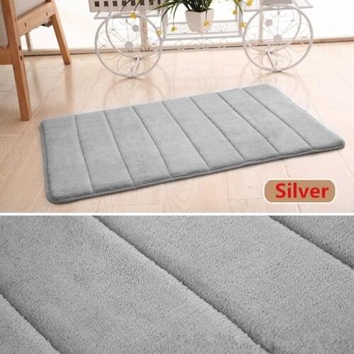 1pc Home Anti-mold And Strong Water Absorption Foam Bath Spa Rug Shower Mat Carpet Water Absorbent Non Skid New Wholesale