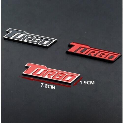 1pcs New Car Styling Car Turbo Boost Loading Boosting 3D Metal Chrome Zinc Alloy 3D Emblem Badge Sticker Decal Auto Accessory