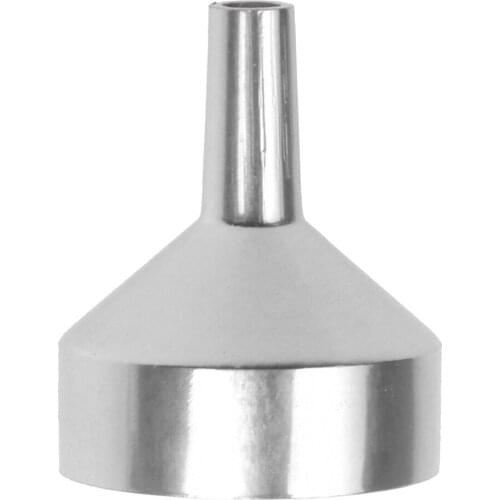 1Pack MINI Fine Tip Aluminum FUNNELS for Perfume Transfer Small Silver 22mm