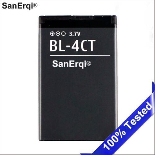 10pcs BL-4CT Battery For Nokia BL-4CT mobile battery for Nokia 2720F 3720 5310XM 5630XM 660 BL 4CT 860mAh
