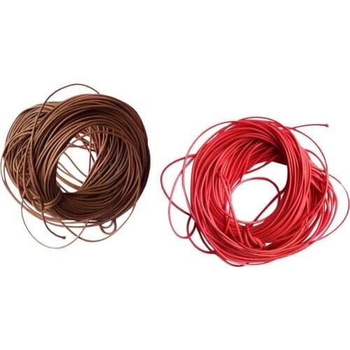 2Pcs Waxed Wax Cord String Thread Beading DIY Craft Charm Rope Chain Pendant