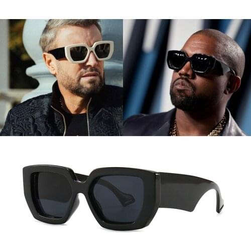 2021 Square Fashion Modern Women Square Style Vintage Sunglasses ins Cool Popular Brand Design Sun Glasses Oculos De Sol 86320