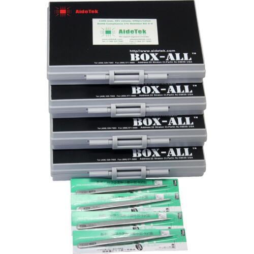 AideTek 1206 Resistor BOX Kits E96 Series 1% RoHS 491V x100pcs Distributed 4 BOX-ALL plastic organizzation storage R12E96100