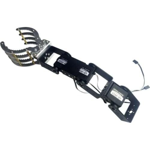 Free Shipping 1 Set DIY Racing Robot Arm Mechanical Arm With Paw Hand LD-2015 LDX-335 Digital Servo Set Spare Parts