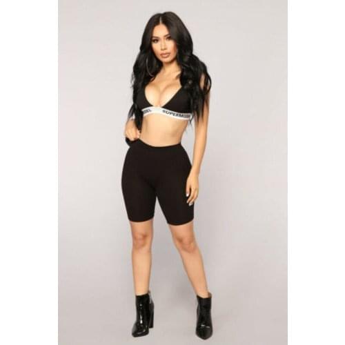 Womens Sexy Pants Elastic Stretch Skinny Soft Biker Shorts Female Solid Casual Sports Wear Running Gym Workout Wear Summer
