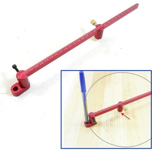 Woodworking 300mm Arc Circle Drawing Compasses Adjustabel Scribing Gauge Center Finder Ruler for Woodturners Bowls Lathe Work