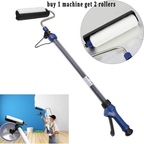 Decorative Paint Roller Extension 1.6 Meter Storage Injection Polyurethane Tool for Wall Cylinder Textured Machine 2 rollers