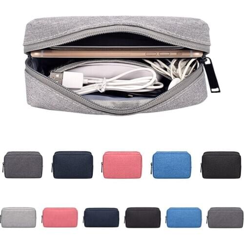 Travel Digital Accessories Organizers Bag Data Cable Mobile Power Protection Bag Headset Charger Travel Supplies Finishing boxs