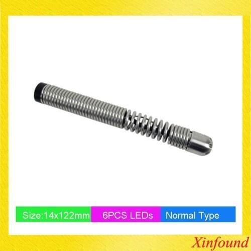 14mm 512hz Transmitter Sonde Pipe Camera Head Pipeline Inspection Endoscope Borescope 6 LEDs For Repair Replacement