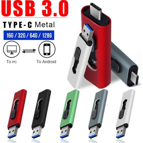 OTG 3 IN 1 pendrive 256GB 128GB pen drive cle usb 3.0 flash drives 64GB memoria usb stick 512GB For micro-Type c adapter phone