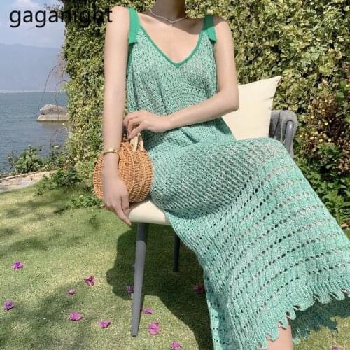 Gaganight Green Summer Dresses
