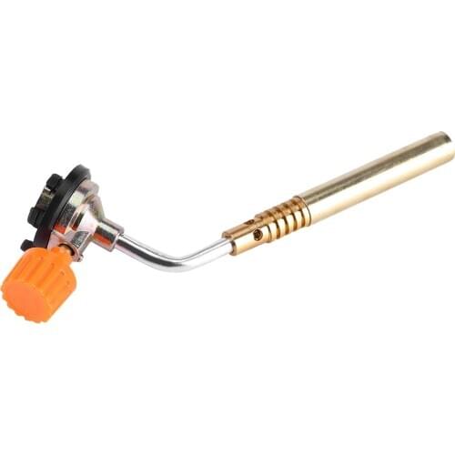 Flamethrower Burner Butane Gas Blow Torch Hand Ignition Camping Welding BBQ Ideal For Using In Cooking Soldering Brazing Camping