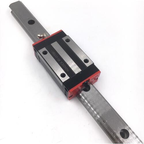 HGR15 15mm Linear Rail Guide L=1000mm Linear Guideway + 2pcs HGH15CAZAC Heavy Load Rail Block Preload Accuracy Replace HIWIN