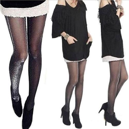 HO-KLOSS Womens Black Tights