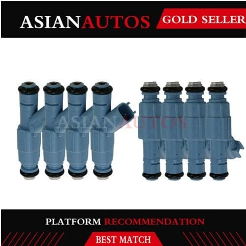 Set 8) Fuel Injector 0280155849 For Ford Taurus Jeep Dodge Chrysler 3.0 4.7 5.0 02801 55849