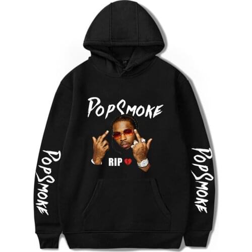 Hot Sale Fashion Sweatshirt Hoodies Men Pop Smoke Kpop Sweatshirts Women Streetwear Hoody Oversized Hoodie Dropshipping Hip Hop