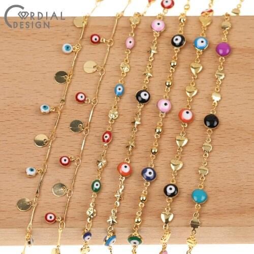 Cordial Design Copper Chains/Jewelry Accessories/Hand Made/DIY Chains/Bracelet Making/Oil Drop/Jewelry Findings & Components