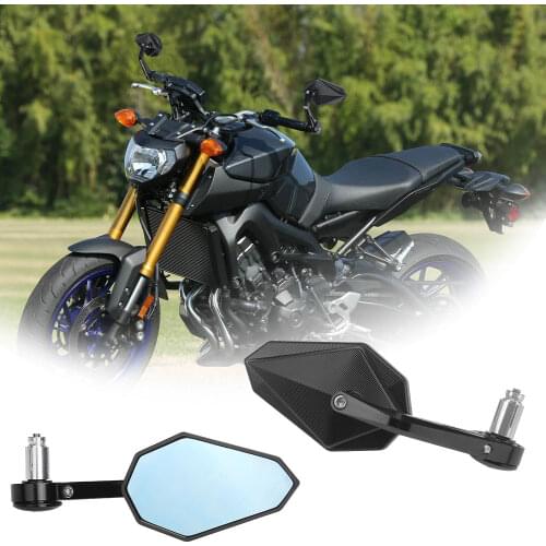 Motorcycle Mirrors Handle Bar End Mirror CNC Aluminium Universal For KAWASAKI NINJA 400 Z650 Z750 Z800 Z900 For SUZUKI GXSR 600