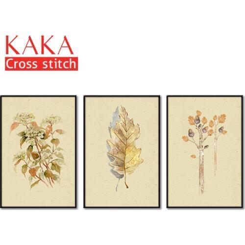 Cross stitch kits,Embroidery needlework sets with printed pattern,11CT canvas for Home Decor Painting,Flowers Full NCKF210