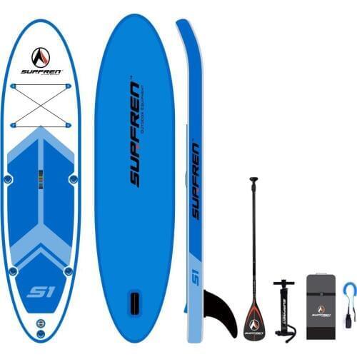 Inflatable Surf Stand Up Sup paddle board iSUP SurfingPaddleboard SURFREN AllRoundwakeboard bodyboard kayakboat size300*76**13cm