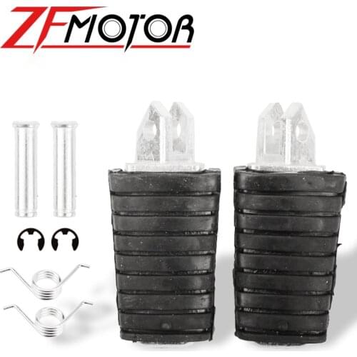 Front Footrest Foot Pegs For Yamaha V-STAR XVS 650 400 XV400 VJ700 XJ700S XV700 XV750 XV535 VMX1200 Maxim V-Max Virago All Years