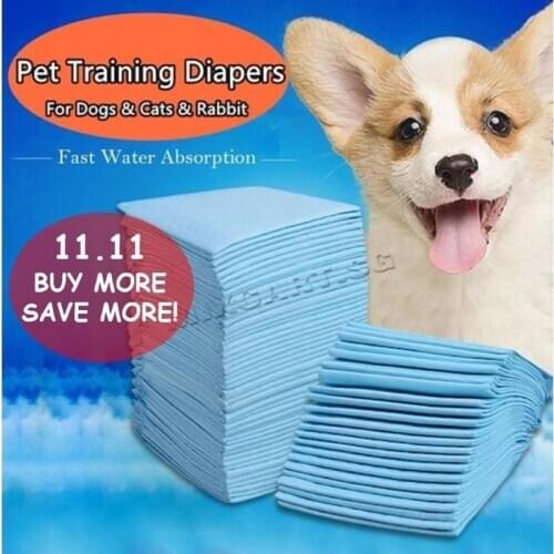 Sunshine Pet Diaper Pad Pee Training Pads for Puppy Dogs Cats Rabbit Small Animal Fast Water Absorbent