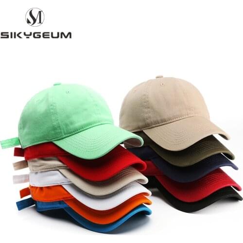 SIKYGEUM Casual Vintage Baseball Cap Cotton Outdoor Sport Baseball Cap Men Women Dad Hat Adjustable Trucker Hat Hip Hop Hats