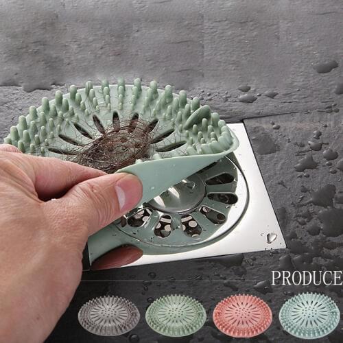 Sink drain filter bathroom floor drain cover toilet basin anti-clogging hair filter