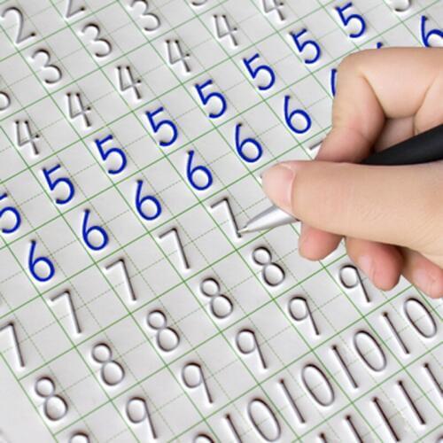 Kindergarten Preschool 0-10 Digital Number Calligraphy Copybook For Kid Children Exercises Calligraphy Practice Book libros