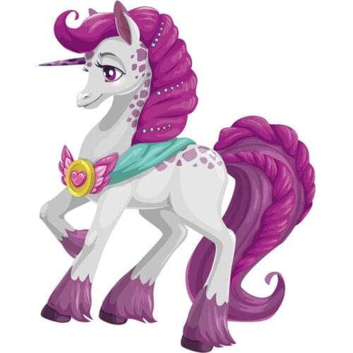 Iron on Heat Transfer Stickers Unicorn Patches for Clothing Textile Vinyl Thermo Applique Diy Thermotransfer Stripes Clothes Set