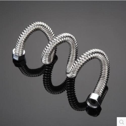 304 water heater stainless steel Bellows corrugated pipe 4/8=20mm flooding hot and cold plumbing hose shaping length 20CM-500CM