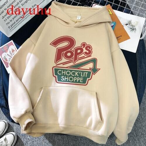 Fashion Riverdale Southside Serpents Harajuku Snake Hoodies Ullzang Funny Cartoon Oversized Sweatshirt Streetwear Hoody Female