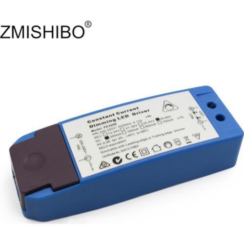 ZMISHIBO Anti-flame PC housing Constant Current Dimming CE LED Driver 220V 5W Dimmable With Leading Edge Or Trailing Edge Dimmer