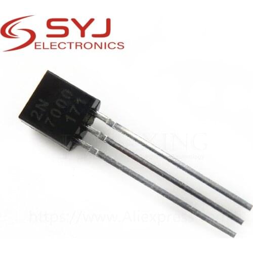 20pcs/lot 2N7000 TO92 Small Signal MOSFET 200 mAmps, 60 Volts N-Channel TO-92 New In Stock