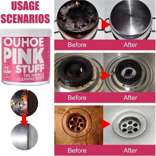 2021 Steel Cookware Cleaning Paste Household Kitchen Cleaner Washing Pot Bottom Scale Strong Chemicals Drop Shipping